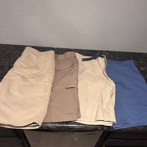 Lot of 4 Men’s Shorts Sz 36 Callaway Gerry Haggar EUC Golf Khakis